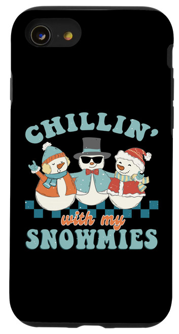 iPhone SE (2020) / 7 / 8 Chillin' With My Snowmies - Funny Snowman Christmas Case