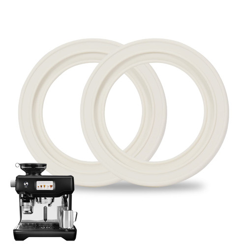 58mm Silicone Steam Ring - Silicone Gasket Compatible with Breville and Sage Espresso Machine 900 Series Model 900, 920, 980, 990 (2 piece)