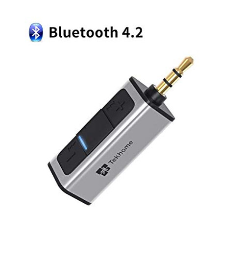TekHome Bluetooth Receiver, Portable Bluetooth 4.2 Car Adapter & Bluetooth Car Aux Adapter for Music Streaming Sound System, Hands-Free Audio Adapter & Wireless Car Kits for Home Stereo. TekHome Bluetooth Receiver, Portable Bluetooth 4.2 Car Adapter & Bluetooth Car Aux Adapter for Music Streaming Sound System, Hands-Free Audio Adapter & Wireless Car Kits for Home Stereo.