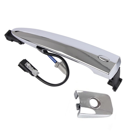 Newparts 806469N00A Front Left Exterior Door Handle Replacement for 2019-2018 Nissan Leaf Sentra Maxima Murano Driver Side 80646-9N00A 80640-3SG0A 12459871