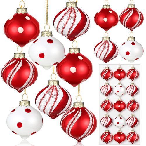 12 Pcs Peppermint Candy Ornament Set Christmas Candy Cane Balls Ornaments Christmas Candy Cane Decorations Christmas Balls Mini Glass Ornaments for Indoor Outdoor Tree Decor (Bright Style) 12 Pcs Peppermint Candy Ornament Set Christmas Candy Cane Balls Ornaments Christmas Candy Cane Decorations Christmas Balls Mini Glass Ornaments for Indoor Outdoor Tree Decor (Bright Style)