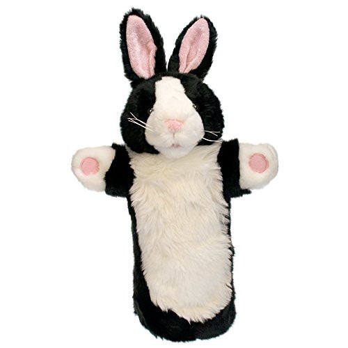 The Puppet Company Long-Sleeves Black & White Rabbit Hand Puppet