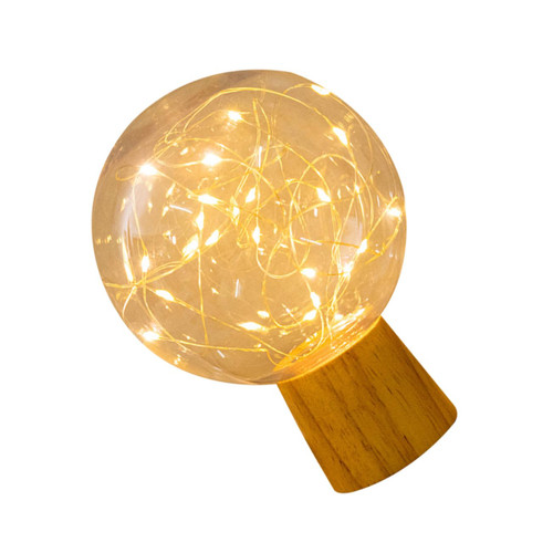 DOITOOL Night Light Lighting Moon Light Kids Decoration Light Bedside Nightstand Lamp Led Desk Lamp Wooden Stand Lamp Small Desk Lamp Kids Table Lamp Night Lamp Chargeable Plastic Props 3D