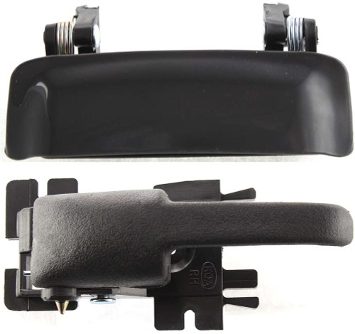 Evan Fischer Front or Rear, Passenger Side Exterior Door Handle Compatible with 1998-2001 Ford Explorer & 2003 Ford Explorer - FO1310117, FO1353114