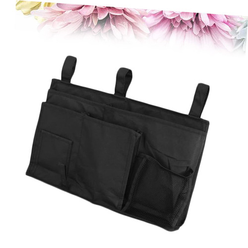 FONDOTIN bedside for dorm bed rack dorm bed bunk bed shelf bed stand bedside pocket hanger storage bag diaper storage organizer bed runner storage rack student hanging