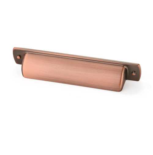 khtumeware 10 Pack 3-3/4"(96mm) Vintage Drawer Pulls Brushed Antique Copper Cabinet Bin Cup Pulls Kitchen Hardware Cabinet Handles Drawer Handles Knobs.