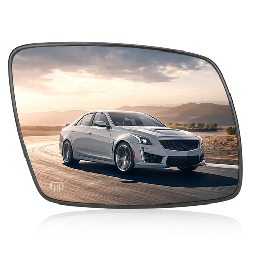 Right Passenger Side Mirror Glass Replacement Compatible with 2009 2010 2011 2012 2013 2014 2015 2016 2017 2018 Dodge Journey Rear View Side Heated Mirror Replace 68045692AA 68045690AA