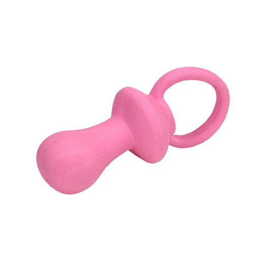Coastal Pet - Rascals Latex Pacifier Dog Toy Pink: 4 5 Long Coastal Pet - Rascals Latex Pacifier Dog Toy Pink: 4 5 Long