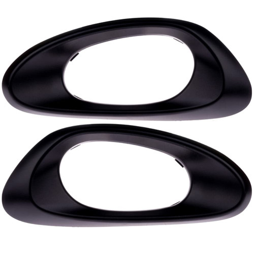 LUJUNTEC Interior Door Handles Inside Trim Bezel,Front Door Handles Driver Left Passenger Right Side,Replacement for 2002-2009 for Chevrolet for Trailblazer,2pcs Black Handles Replace