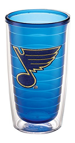 Tervis 1194891"NHL St Louis Blues" Tumbler, Emblem, 16 oz, Sapphire
