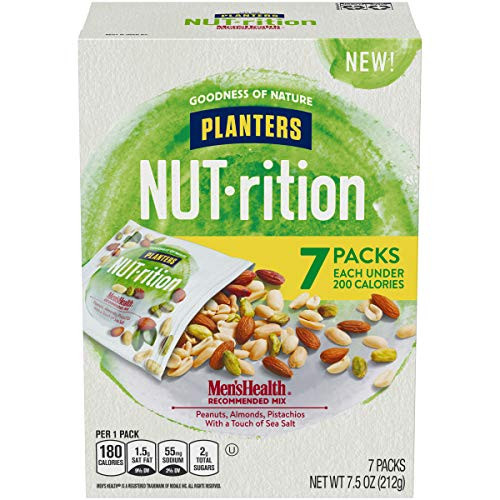 Planters Mixed Nuts, Men's Health Mix, 7.5 Ounce (Pack of 1)