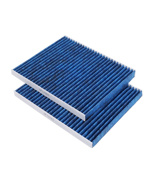 Forccord 2-Pack HEPA Cabin Air Filter Fits for MICRA(15-19), NV200(17-21), VERSA(14-20), VERSA NOTE(14-19) Activated Carbon Cabin Filter Replacement CF12237 27277-1KK0A Car Accessories