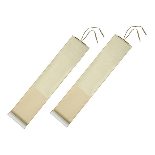 EXCEART 2pcs Rice Paper Scroll Blank Xuan Paper Scroll Blank Hand Scroll Hanging Wall Blank Scrolls Scroll Blank for Writing Chinese Decor Chinese Calligraphy Xuan Paper Japan Vintage