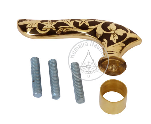 Humaira Nautical Vintage Designer Brass Handle Antique Wooden Walking Stick Cane Victorian Gift