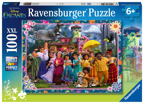 Ravensburger Disney Encanto 100 XXL Piece Jigsaw Puzzle Set for Kids - 13342 - Every Piece is Unique, Pieces Fit Together Perfectly