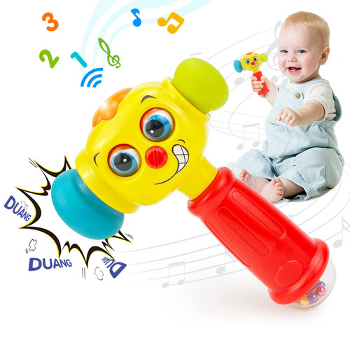 HOLA Toys for 1 Year Old Boy Birthday Gift - Hammer Baby Toys 12-18 Months, Musical 1 Year Old Toys with Light Flashing, Toys for 1 + Year Old Boy Toddlers Toys Age 1-2 Xmas Stocking Stuffers for Kids HOLA Toys for 1 Year Old Boy Birthday Gift - Hammer Baby Toys 12-18 Months, Musical 1 Year Old Toys with Light Flashing, Toys for 1 + Year Old Boy Toddlers Toys Age 1-2 Xmas Stocking Stuffers for Kids