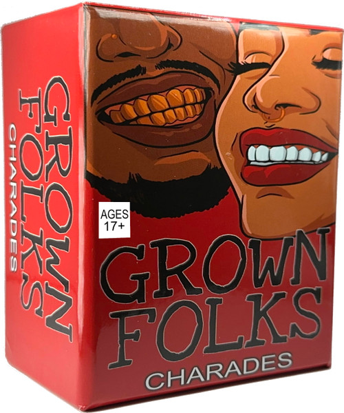 LewisRenee Grown Folks - Black Owned Hood Charades Game for Parties Black Card Games for Black People - ISSA Black Thang Charades Game - Urban Trivia Card Games Charades for The Culture