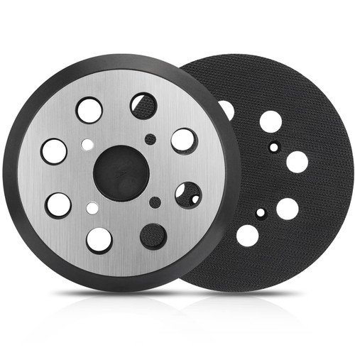 Sander Replacement Pad for Ryobi, 2 Pack 5 In 8 Hole Hook and Loop Orbital Metal Back Pad Compatible with Ryobi RS290 RS280 RS280VS RS281VS P411 Random Orbit Sander Replacement for Ryobi #030157001018