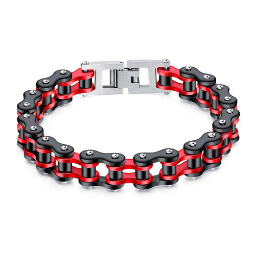 Feraco Mens Bikers Bracelet Stainless Steel Motorcycle Bike Chain Bracelets 8.4 Inch Feraco Mens Bikers Bracelet Stainless Steel Motorcycle Bike Chain Bracelets 8.4 Inch