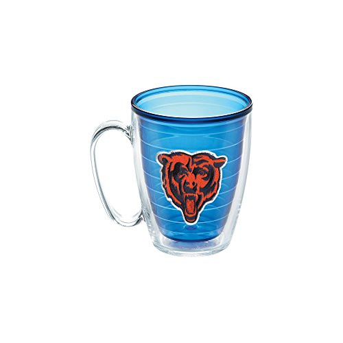 Tervis 1086038 NFL Chicago Bears Emblem Individual Mug, 16 oz, Sapphire