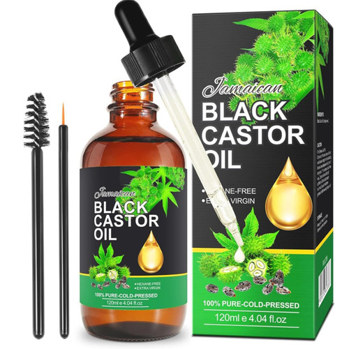 tebazoew 120ML Jamaican Black Castor Oil, Body Massage Castor Oil, Castor Oil Organic 100% Pure Cold Pressed, Organic Castor Oil for Hair Growth, Eyelashes & Eyebrows(1PCS 120ML) tebazoew 120ML Jamaican Black Castor Oil, Body Massage Castor Oil, Castor Oil Organic 100% Pure Cold Pressed, Organic Castor Oil for Hair Growth, Eyelashes & Eyebrows(1PCS 120ML)