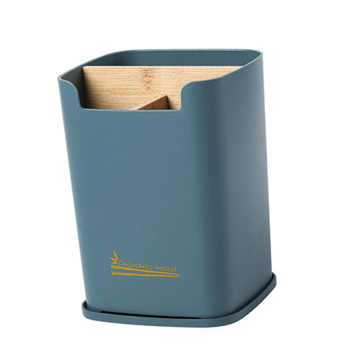Cabilock 1Pc cutlery storage box Chopsticks Holder kitchen tool holder spoon fork organizer cooking utensil plastic utensil blue utensil holder Chopsticks Basket pp tableware utensils