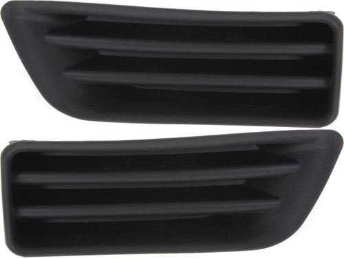 Garage-Pro Fog Light Cover SET Compatible with 2006-2007 Honda Accord Black Front, Driver and Passenger Side