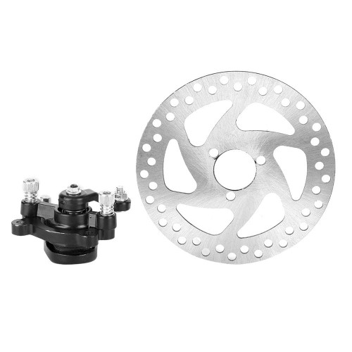 Brake Disc Scooter, Aluminum Alloy Mini Scooter Rear Disc Brake Set Brake Disc+Brake Caliper for Rotors SUVs Brake Disc Scooter, Aluminum Alloy Mini Scooter Rear Disc Brake Set Brake Disc+Brake Caliper for Rotors SUVs