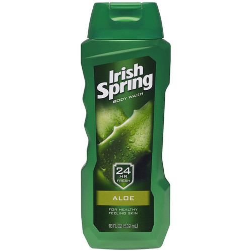 Irish Spring Aloe Vera Body Wash for Men - 18 fluid ounce