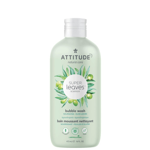 ATTITUDE Bubble Bath, EWG Verified, Plant and Mineral-Based Ingredients, Dermatologically Tested, Vegan and Cruelty-Free Body Care Products, Olive Leaves, 16 Fl Oz ATTITUDE Bubble Bath, EWG Verified, Plant and Mineral-Based Ingredients, Dermatologically Tested, Vegan and Cruelty-Free Body Care Products, Olive Leaves, 16 Fl Oz
