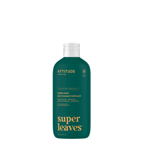 ATTITUDE Bubble Bath, EWG Verified, Plant & Mineral-Based Ingredients, Dermatologically Tested, Vegan & Cruelty-Free Body Care Products, Orange Leaves, 16 Fl Oz (Packaging May Vary) ATTITUDE Bubble Bath, EWG Verified, Plant & Mineral-Based Ingredients, Dermatologically Tested, Vegan & Cruelty-Free Body Care Products, Orange Leaves, 16 Fl Oz (Packaging May Vary)