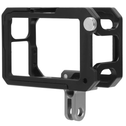 Camera Cage for Osmo Action Camera, Aluminium Alloy Camera Frame Cage Case Fit, Housing Protective Shell Cage with Cold Shoe Interface for Vlogging Photography