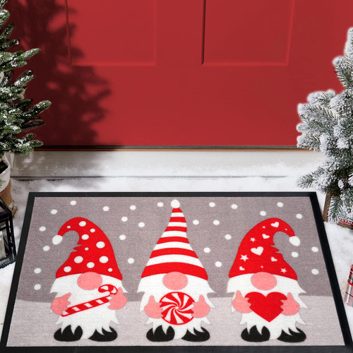 Christmas Door Mat Outdoor - Durable Christmas Front Door Mat - 30x17 Christmas Doormat - Christmas Welcome Mats Outdoor - Christmas Outdoor Mat - Christmas Rugs Indoor - Christmas Mats For Front Door