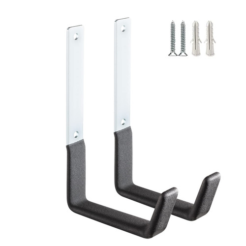 Heavy Duty Steel Hooks Utility Hook,Garage Storage Utility Hooks,Heavy Duty Garage Garden Tool Organizer,Steel Wall Mount Hooks, Hose Hanger, Steel Garage Garden Hooks (4)