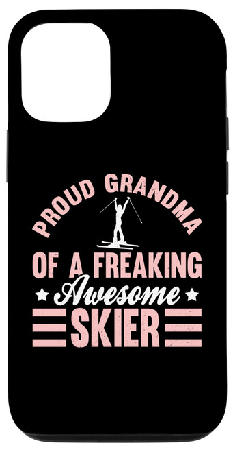 iPhone 14 Pro Skier Ski Skiing Grandma Case