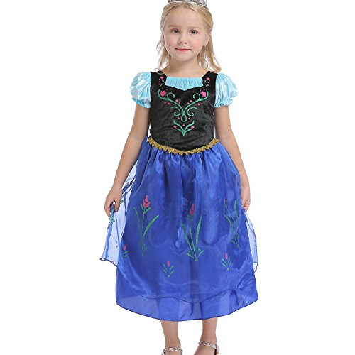Abroda Girls Party Outfit Butterfly Fancy Dress Snow Queen Princess Halloween Costumes Cosplay Dress (4-5 Years, Red/Blue) Abroda Girls Party Outfit Butterfly Fancy Dress Snow Queen Princess Halloween Costumes Cosplay Dress (4-5 Years, Red/Blue)