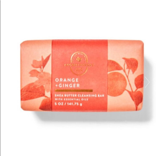 Bath and Body Works Orange & Ginger Shea Butter Cleansing Bar Soap 4.2 oz (Orange & Ginger) Bath and Body Works Orange & Ginger Shea Butter Cleansing Bar Soap 4.2 oz (Orange & Ginger)
