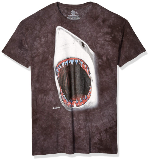 The Mountain Shark Bite Adult T-Shirt, Black, Medium The Mountain Shark Bite Adult T-Shirt, Black, Medium