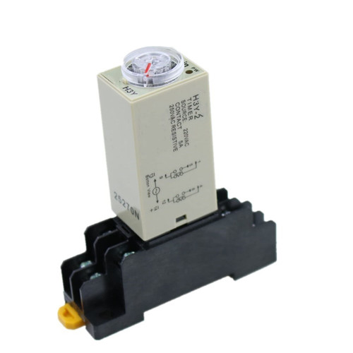 DASEB H3Y-2 DC 12V Delay Timer Time Relay 0-3 Minute with Base
