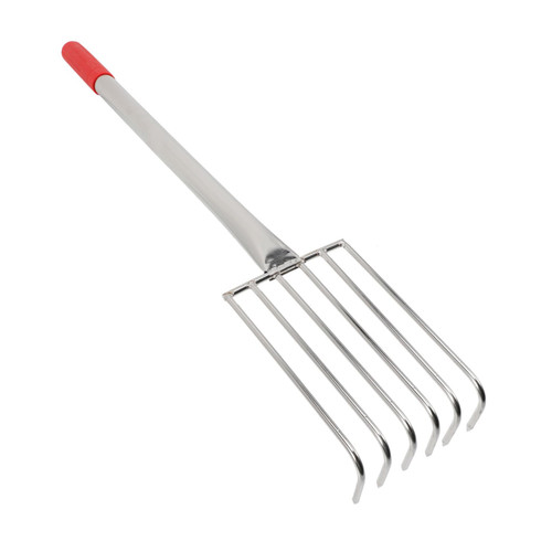 Happyyami Garden Rake Hand Tools Lightweight Rake Beach Shell Digging Rake Clean Stainless Steel Garden Tools