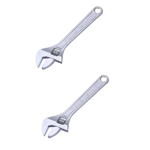 OSALADI 2pcs Spanner Wrench Spanner Tool Adjustable Wrench Multi-function Wrench Adjustable Spanner Tools for Live