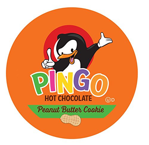 Pingo Single-Cup Hot Cocoa for Keurig K-Cup Brewers, Peanut Butter Cookie, 40 Count Pingo Single-Cup Hot Cocoa for Keurig K-Cup Brewers, Peanut Butter Cookie, 40 Count