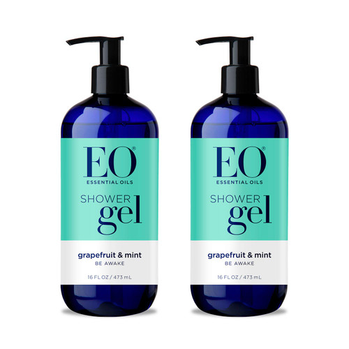 EO Eo shower gel, grapefruit mint, 16 oz 2-pack, 2 Count
