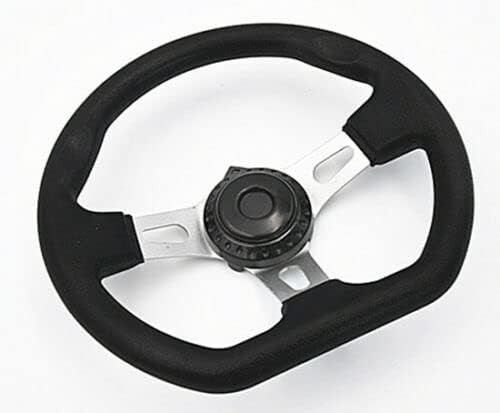 NIORANU Off-Road Kart Steering Wheel 270mm 3 Spokes Vehicle PU Foam Interior Steering Wheel For Go Kart