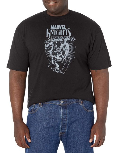 Marvel Men's Big & Tall Lightning Storm, Black, 4X-Large