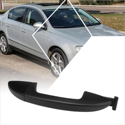 PM PERFORMOTOR Front/Rear Right Passenger Side Door Pull Handle Compatible with 06-15 VW Passat CC,Primered Black