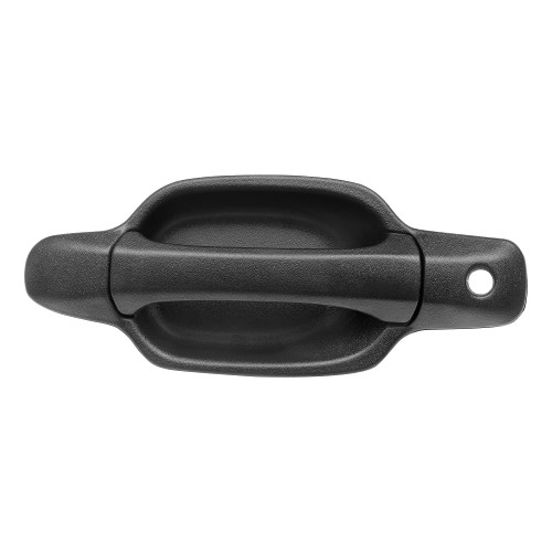 Exterior Door Handle, Compatible with 2004 2005 2006 2007 2008 2009 2010 2011 2012 Chevy Colorado, GMC Canyon, Isuzu, Front Left Driver Side,Replace# GM1310141, 25875521 | Textured Black With Key Hole