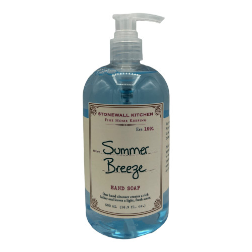 Stonewall Kitchen Summer Breeze Hand Soap 16.9 Fl Oz