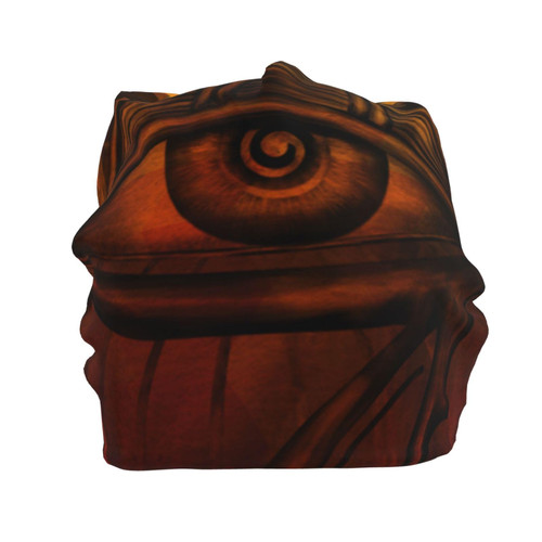 allgobee Beanie Hat for Men Women Slouchy Beanie Hats Egyptian-Eye-Egypt-Orange Winter Knit Cuffed Beanie Skull Cap