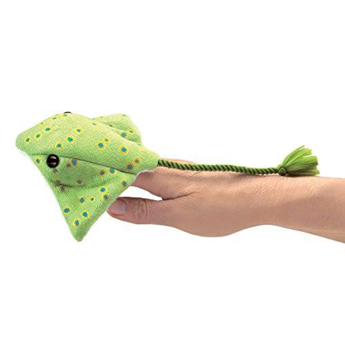 Folkmanis Mini Ray Finger Puppet, One Size, Multicolor